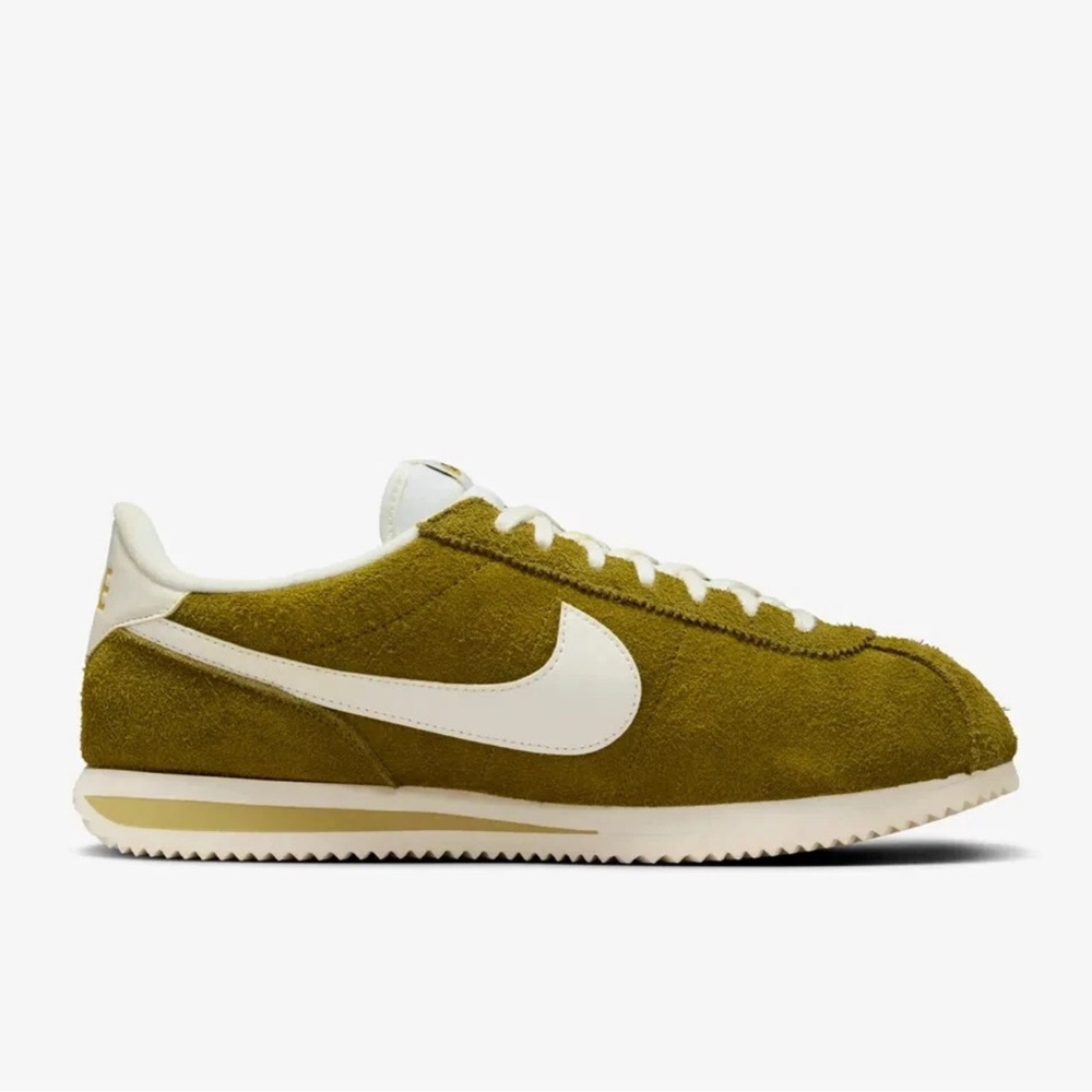 Nike Cortez SE Pacific Moss Suede Lace Up Sneakers HF3142-300 Men's Size 13 - Picture 3 of 8